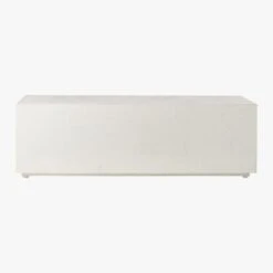 Concrete Outdoor Coffee Table Cover 11 Concrete Outdoor Coffee Table Cover -Cb2 WhiteConcreteCoffeeTableSOS20