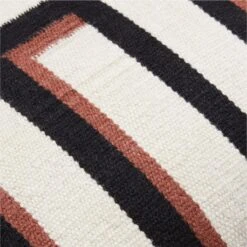 Zea Woven Sienna Brown Alpaca Wool-Blend Throw Pillow With Down-Alternative Insert 18'' -Cb2 ZeaBrnWvnDnAltPllw18x18AVSSF23