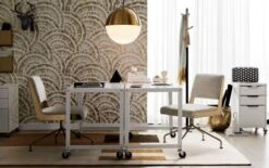 Marble Doorstop With Leather Loop Handle -Cb2 go cartrollingdeskJN17