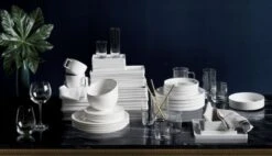 Contact White Dinner Plate Set Of 8 -Cb2 truestof8stemlesswineglassesAG17 5